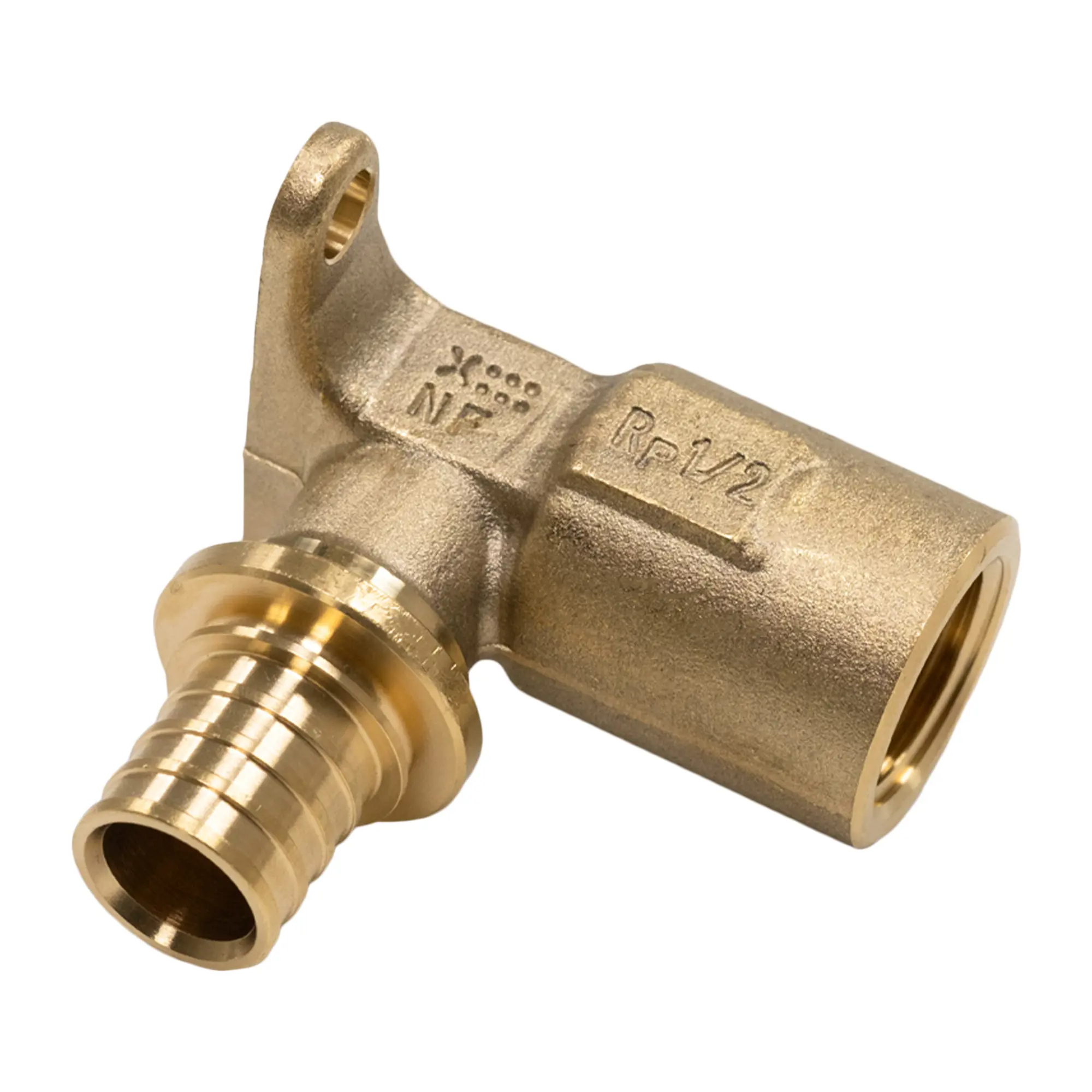 Изображение товара Водорозетка латунная с патрубком 1/2"х16 мм для систем водоснабжения и отопления