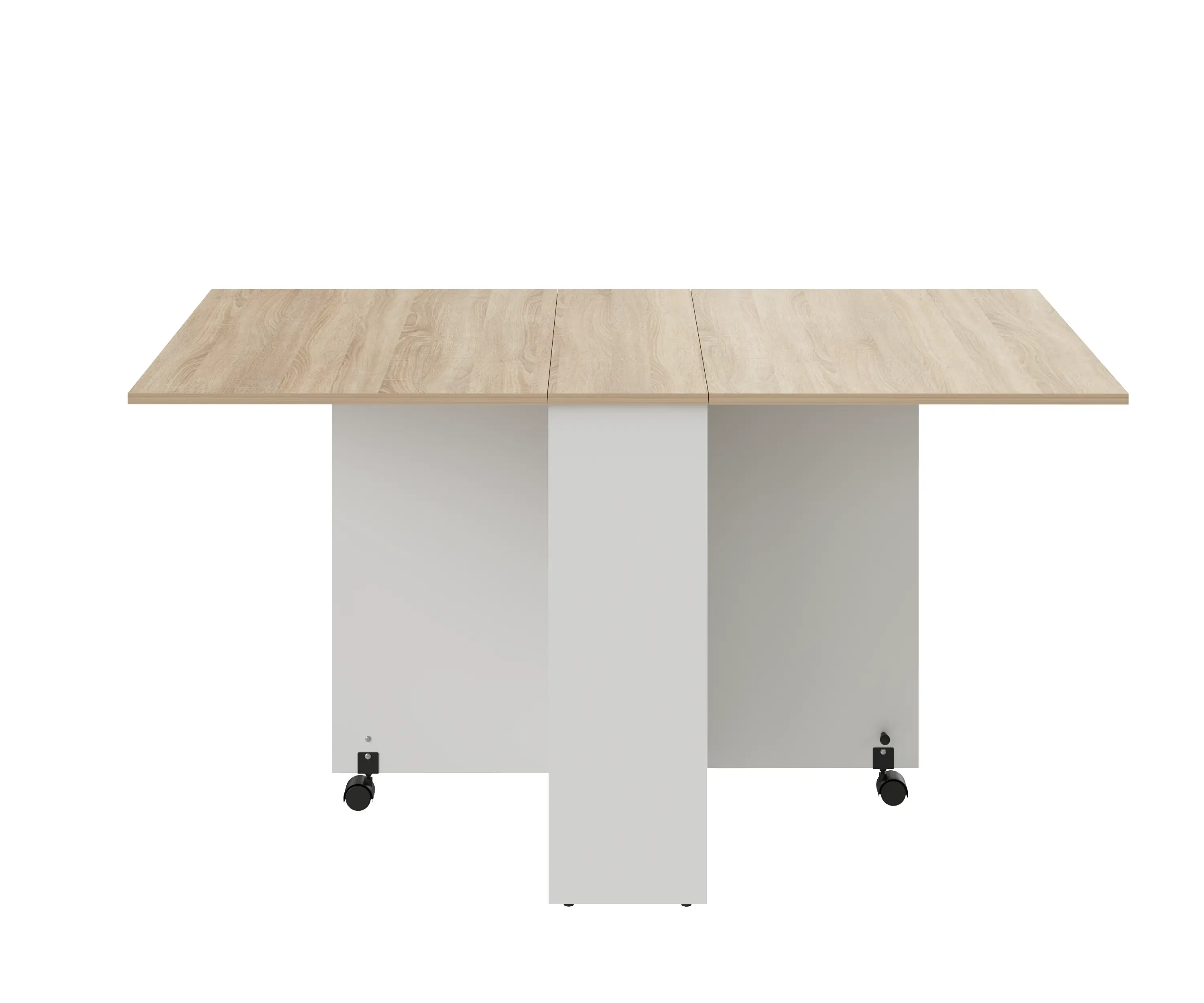 Изображение товара Стол-трансформер прямоугольный Lazurit Флекс 26.2x143 см ЛДСП цвет светлое дерево