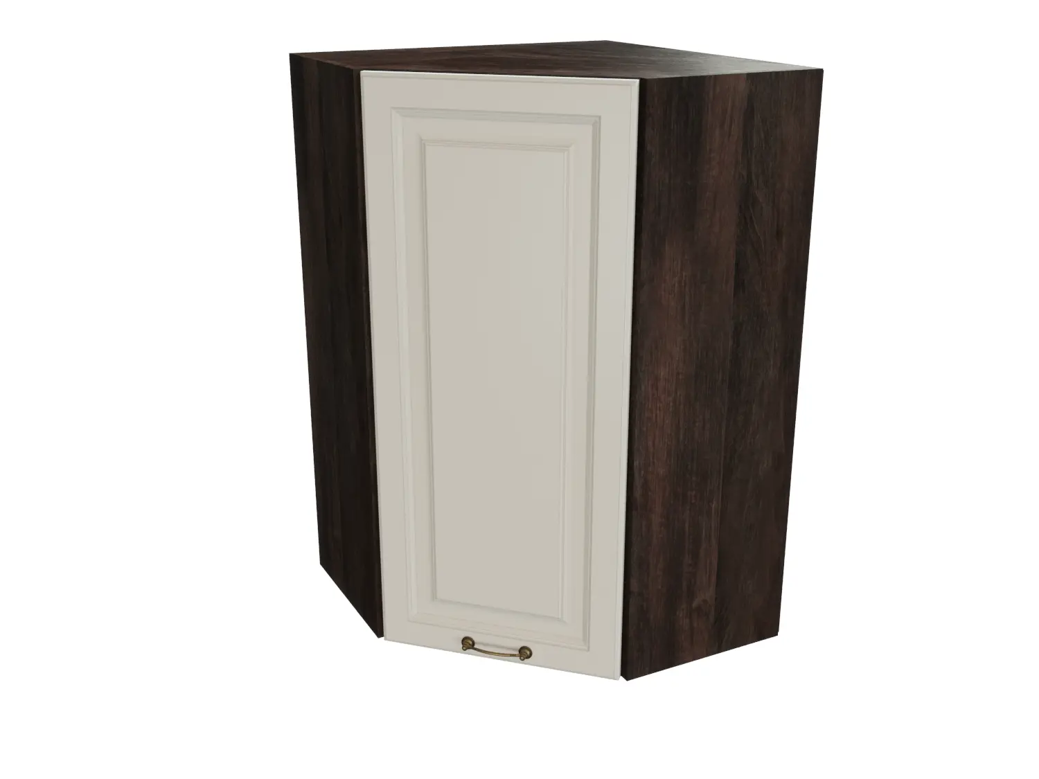 Изображение товара Навесной шкаф угловой Сурская мебель Ницца 59.2x92x59.2 см 1 дверца МДФ цвет кальяри/айленд