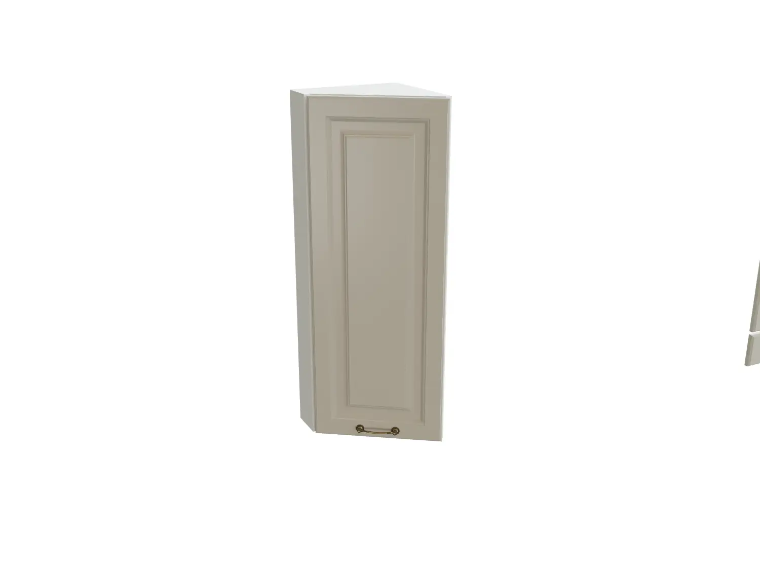 Изображение товара Навесной шкаф торцевой Сурская мебель Ницца 30x92x31.8 см 1 дверца ЛДСП цвет кварц