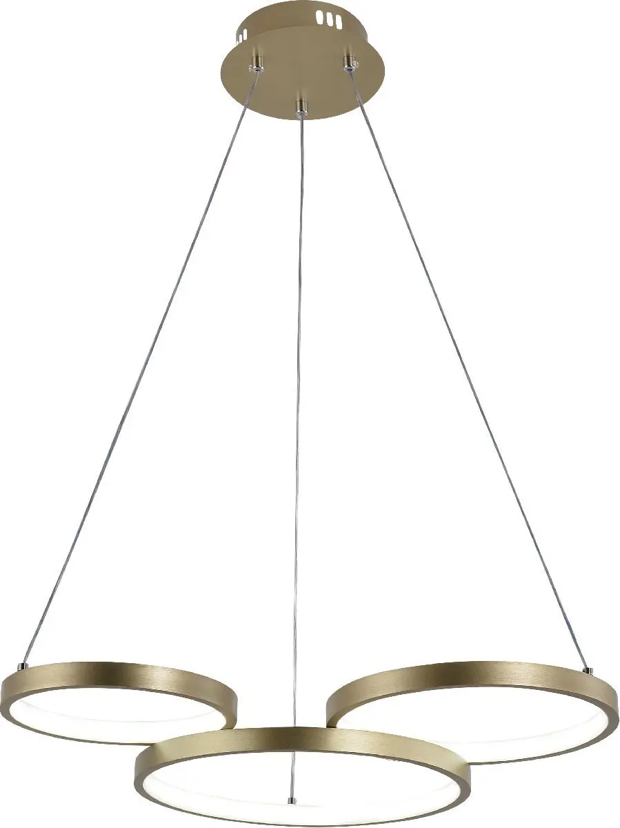 Изображение товара Светильник подвесной светодиодный Rivoli Б0061835 22 м² регулируемый белый свет цвет жёлтый/золотой