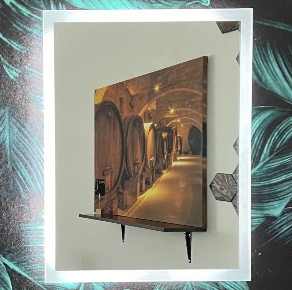 Изображение товара Зеркало для ванной Alfa mirrors Niko lite 56 Niko-56AVzVh-lite с подсветкой 50x60см