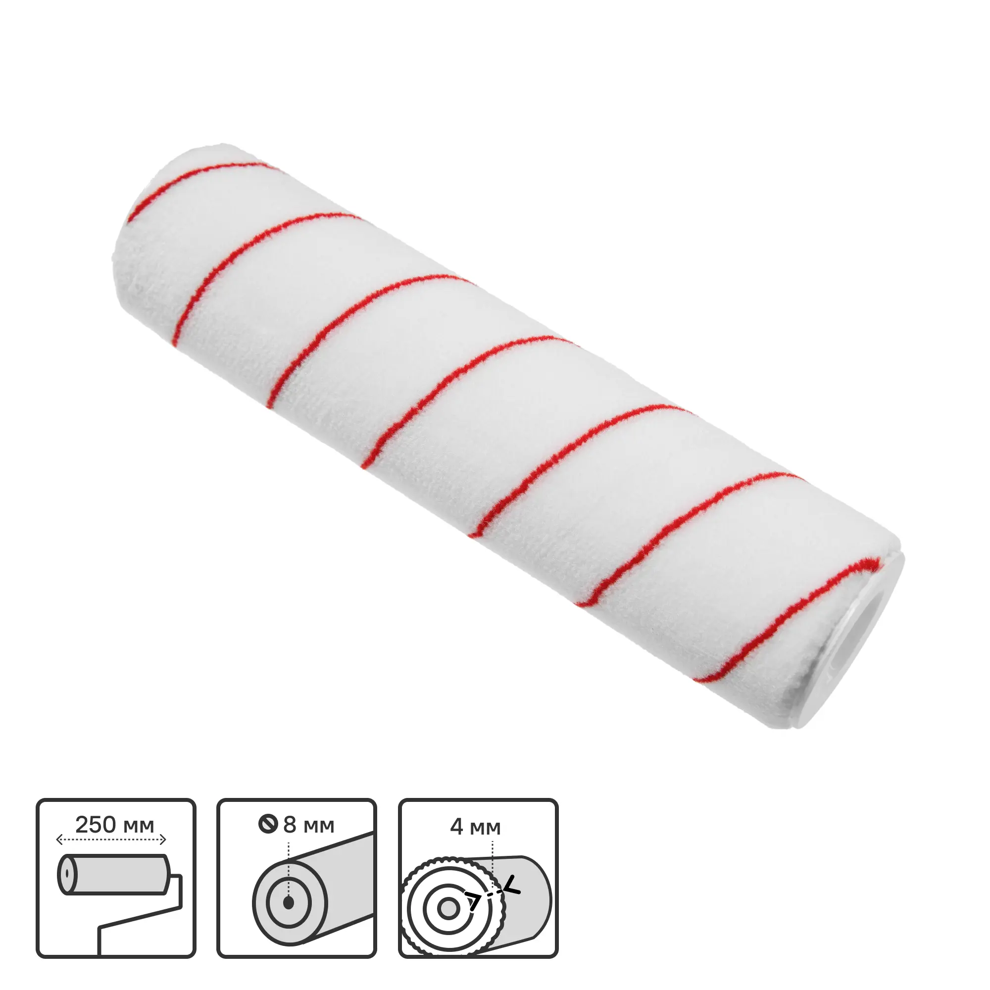 Изображение товара Валик сменный для лака Dexter 250 мм для равномерного нанесения