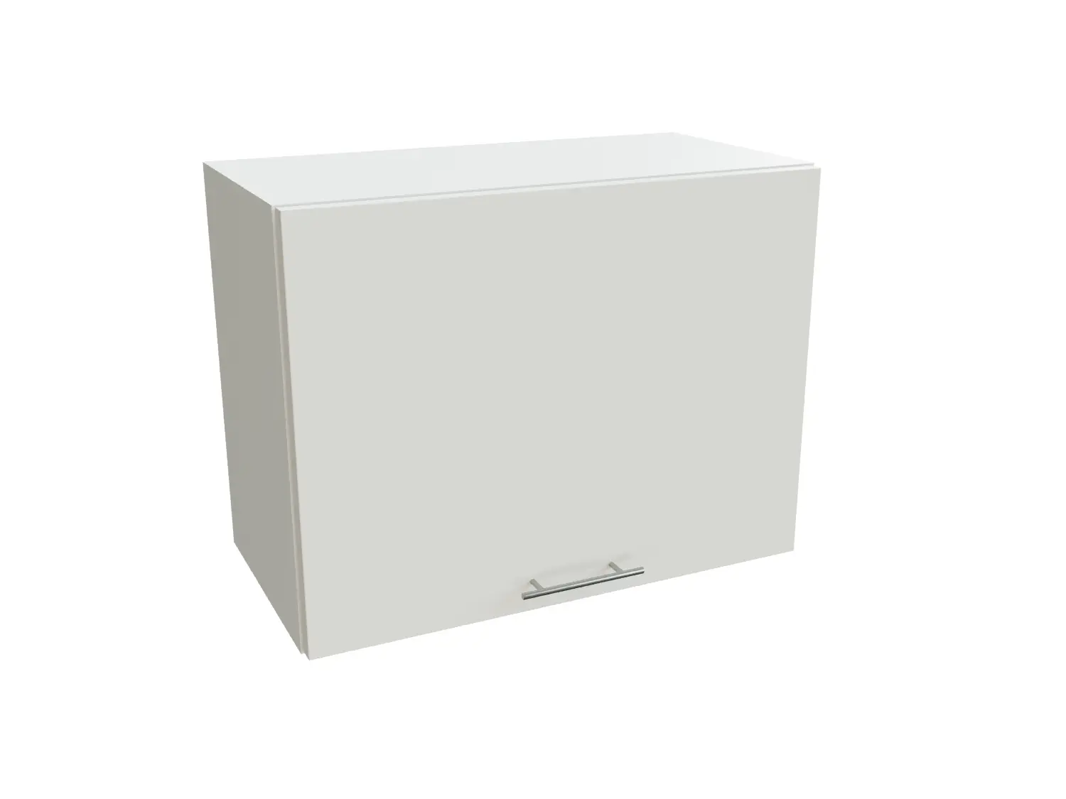 Изображение товара Навесной шкаф горизонтальный с 1-ой дверцей Сурская Мебель Валерия 60x46x31.80 см МДФ цвет белый/айленд