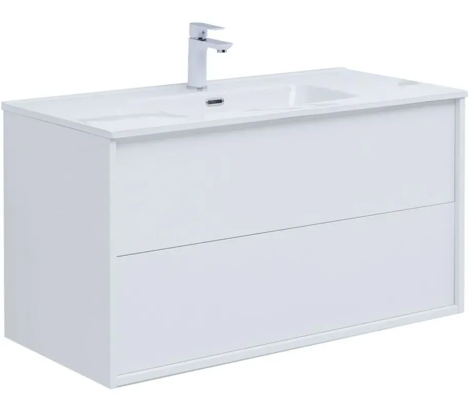 Изображение товара Тумба под раковину подвесная Aquanet Lino 00287544 100см