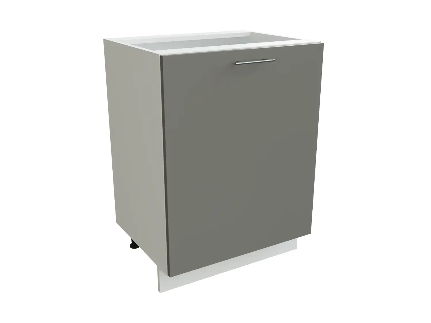 Изображение товара Напольный шкаф с 1-ой дверцей Сурская Мебель Валерия 60x81.60x47.80 см МДФ цвет белый/монблан