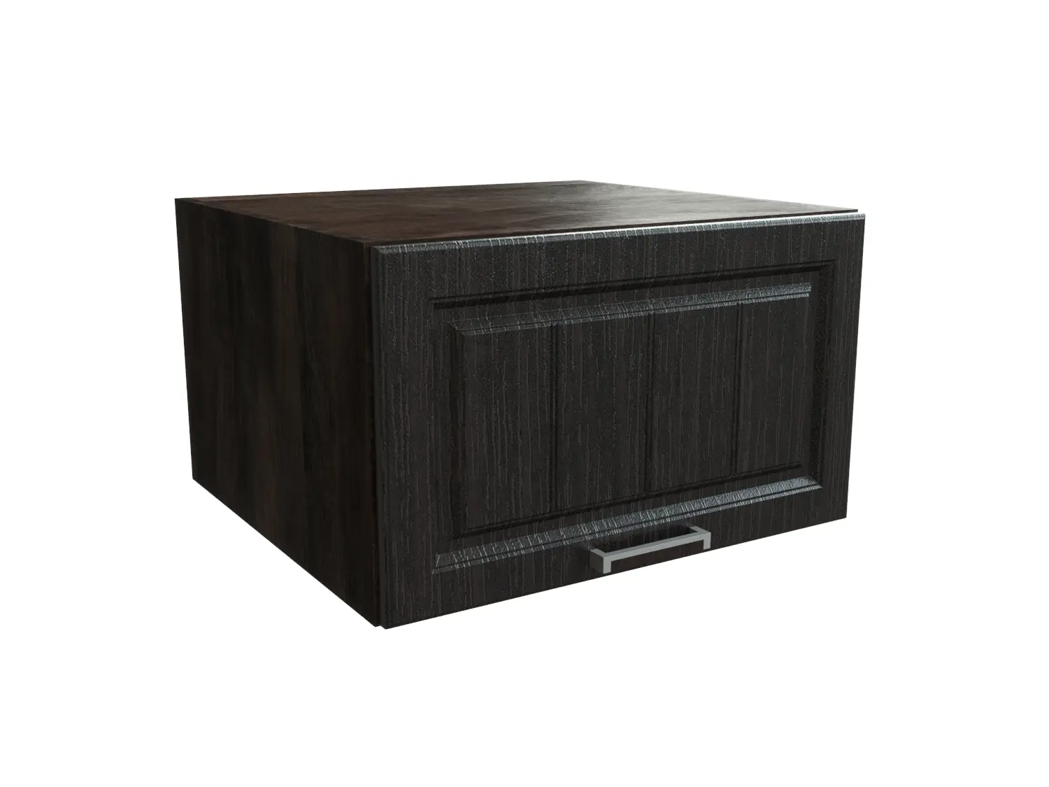 Изображение товара Навесной шкаф горизонтальный с 1 дверцей Сурская мебель Прага 60x35.8x57.4 см ЛДСП цвет кальяри/венге