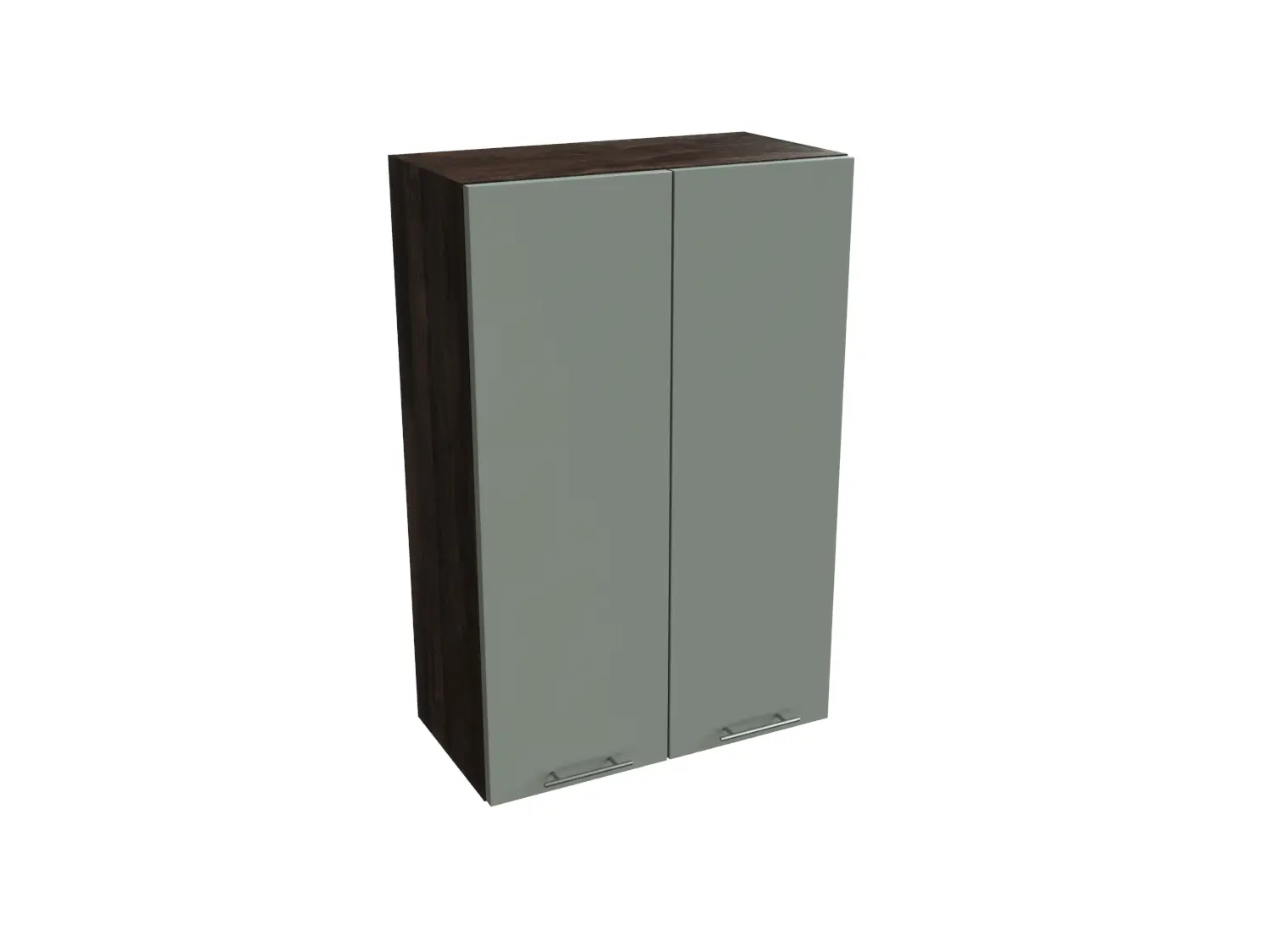 Изображение товара Навесной шкаф с 2-мя дверцами Сурская Мебель Валерия 60x92x31.80 см МДФ цвет кальяри/лагуна