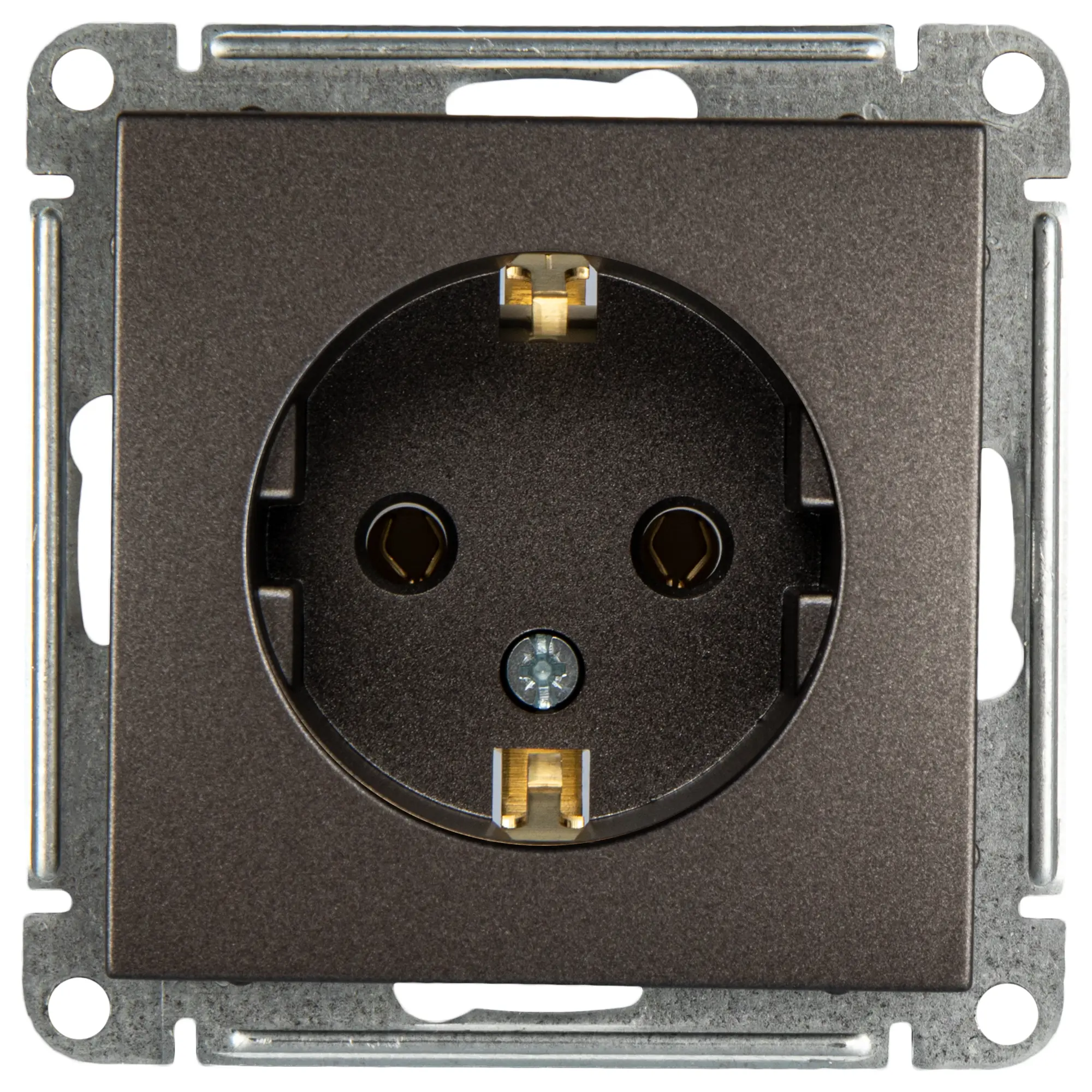 Изображение товара Встраиваемая розетка SYSTEME ELECTRIC W59 Deco с заземлением графит