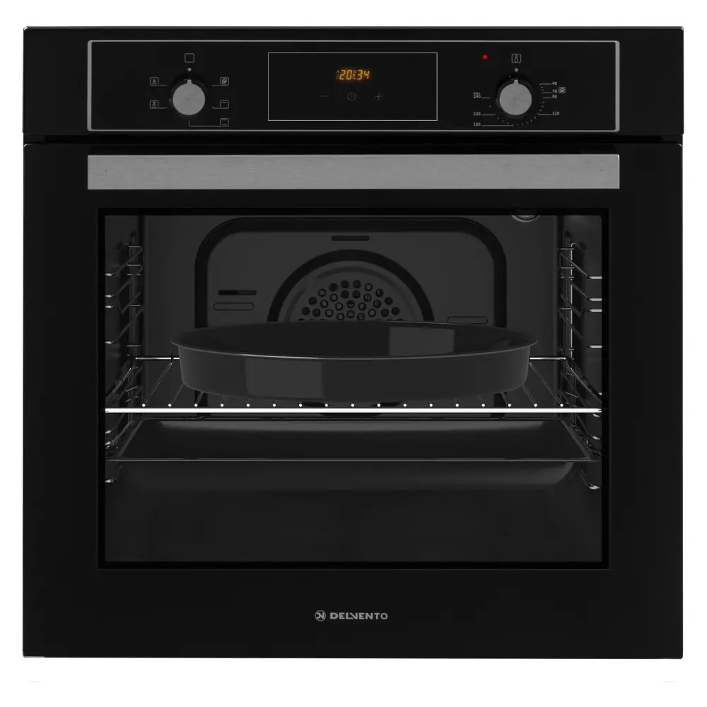 Изображение товара Электрический встраиваемый духовой шкаф Delvento V6EB56088 59.5х59.5х56.5 см цвет черный