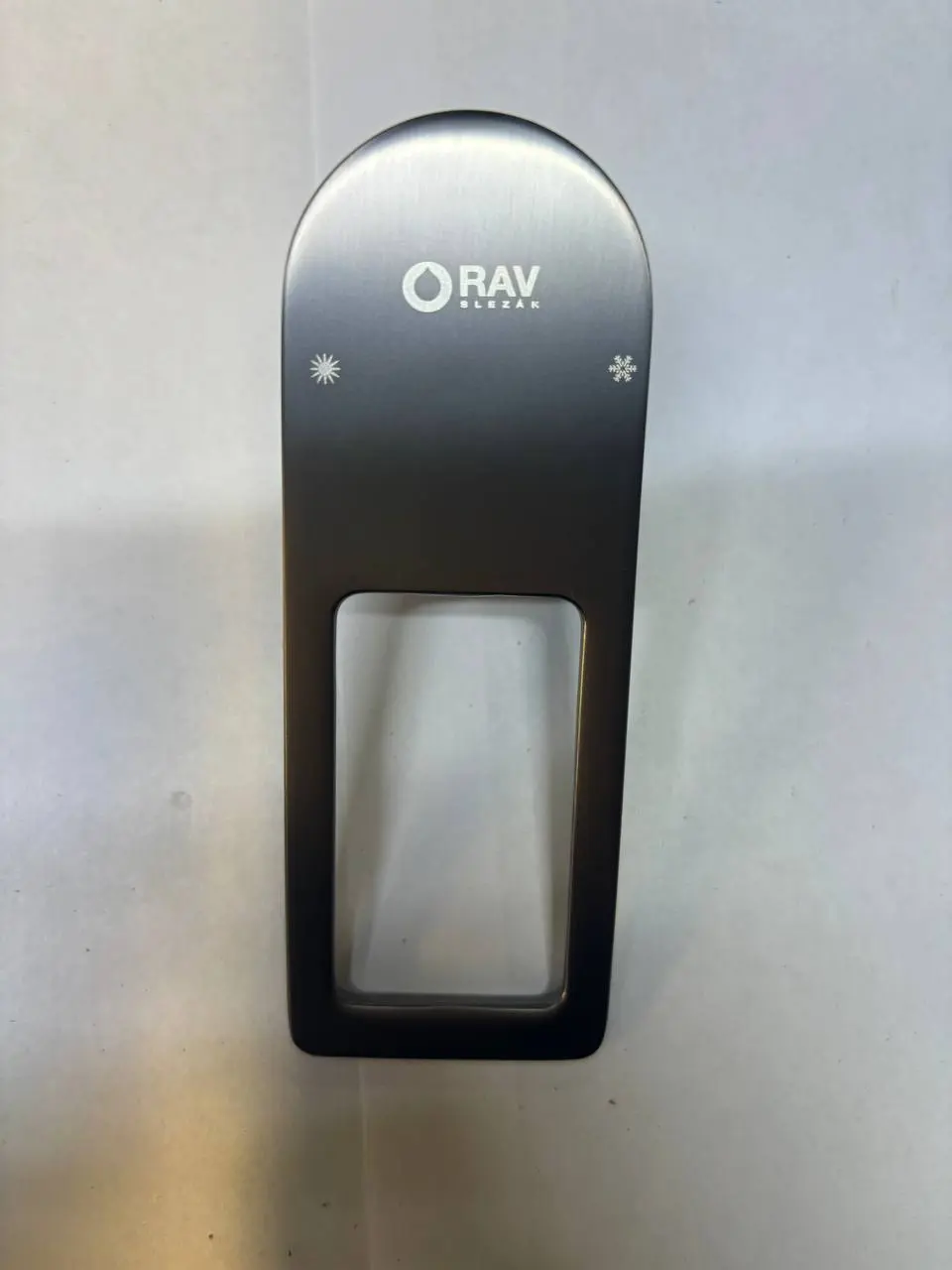 Изображение товара Ручка для смесителя RavSlezak KR3536MG цвет серый металлик диаметр 35 мм