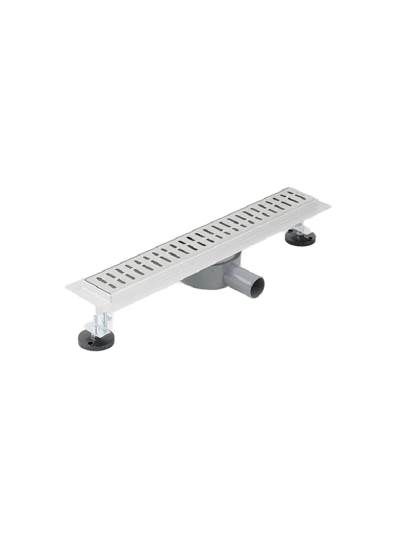 Изображение товара Линейный душевой трап Santrek AQUA 70x600 мм нержавеющая сталь горизонтальный слив