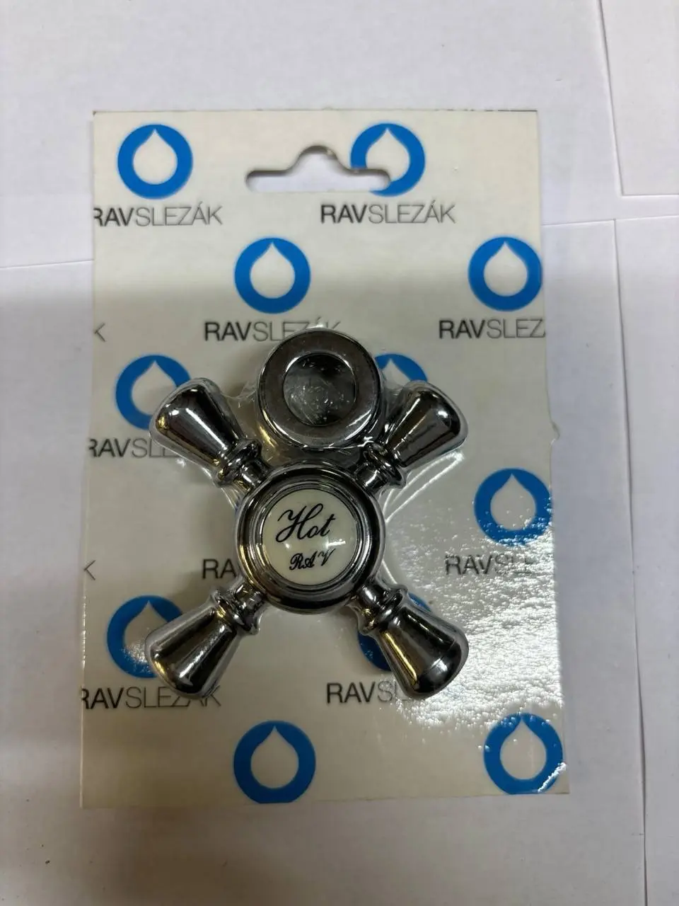 Изображение товара Ручка для смесителя RavSlezak KR3002 Хром классика для ванной и кухни