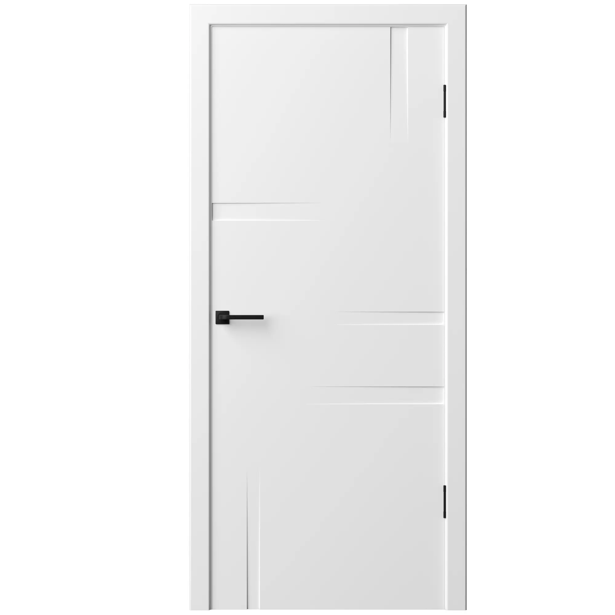 Изображение товара Дверь межкомнатная глухая с эмалью Лофт 80x190 см белая Россия