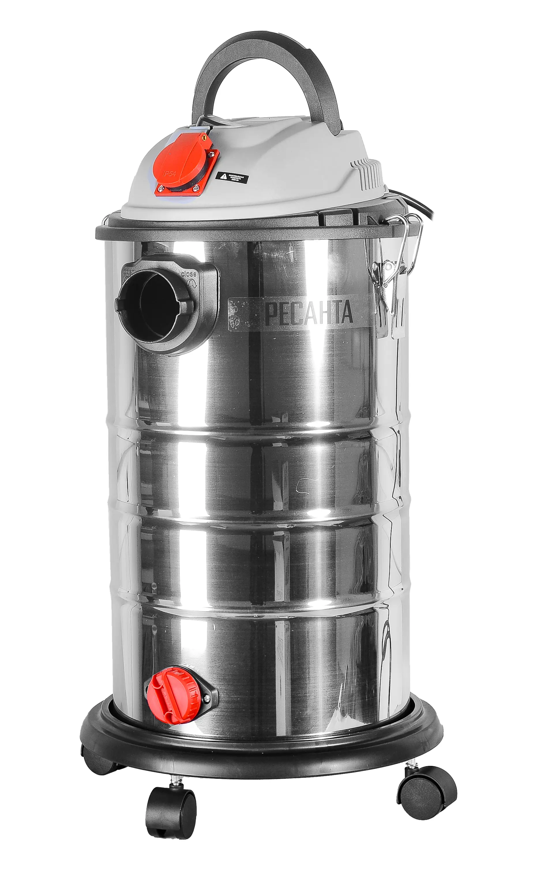 Изображение товара Пылесос строительный Ресанта ПС-195ЛМ с мощностью 1500 Вт и баком на 30 л