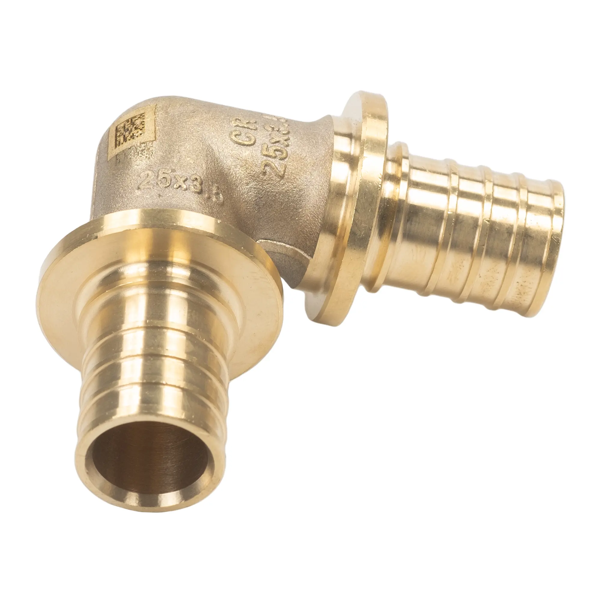 Изображение товара Угольник 90° Рехау 25x25 мм латунь