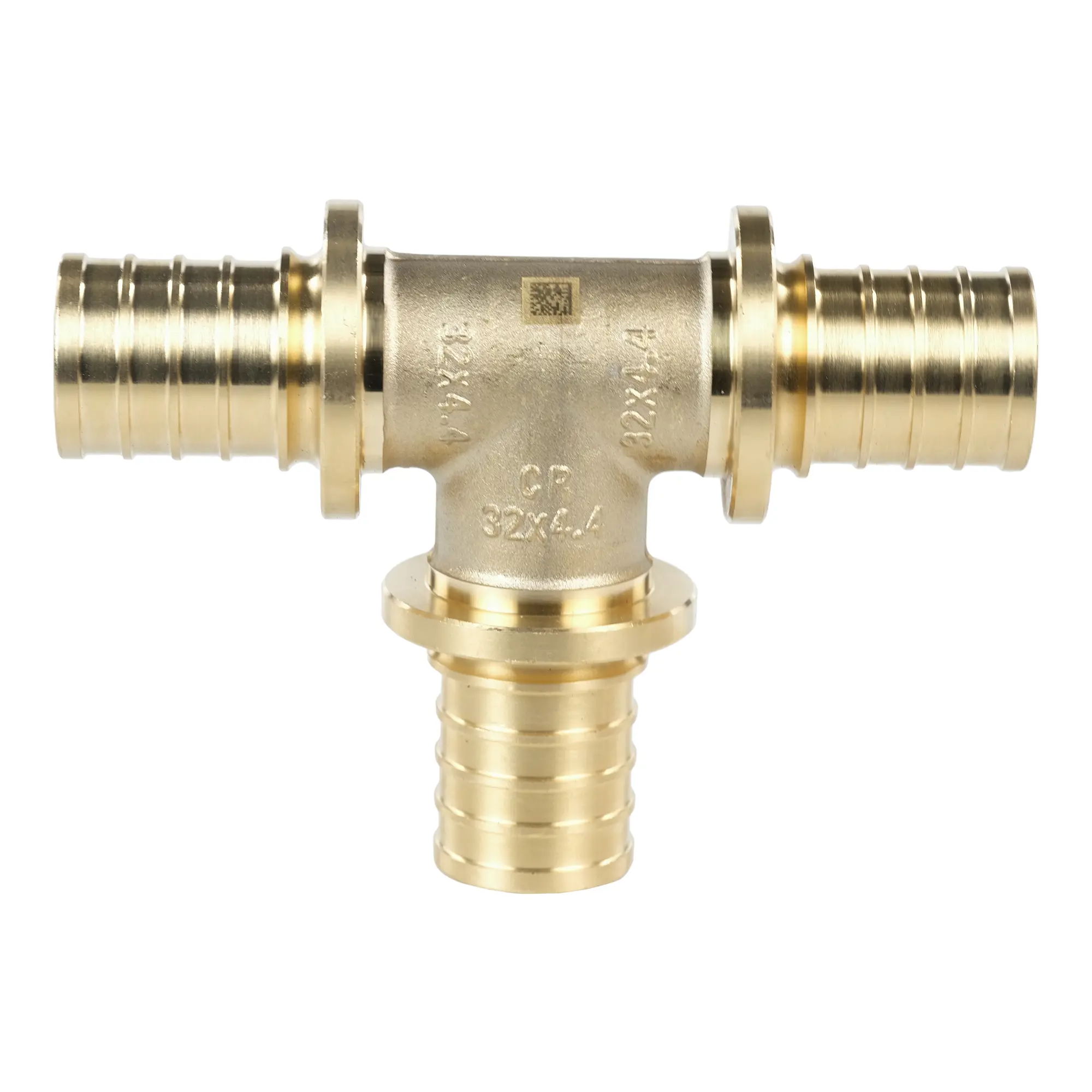 Изображение товара Тройник Рехау 32x32x32 мм латунь для водоснабжения высокого давления