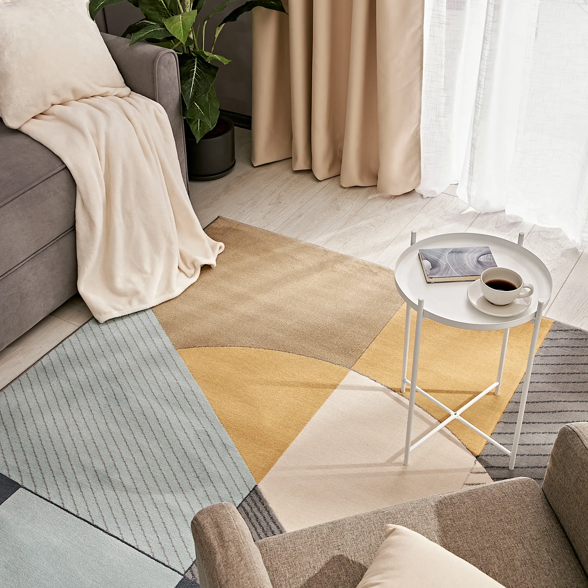 Изображение товара Ковер Inspire Oasis 83403_22 160x230 см современный геометрический дизайн