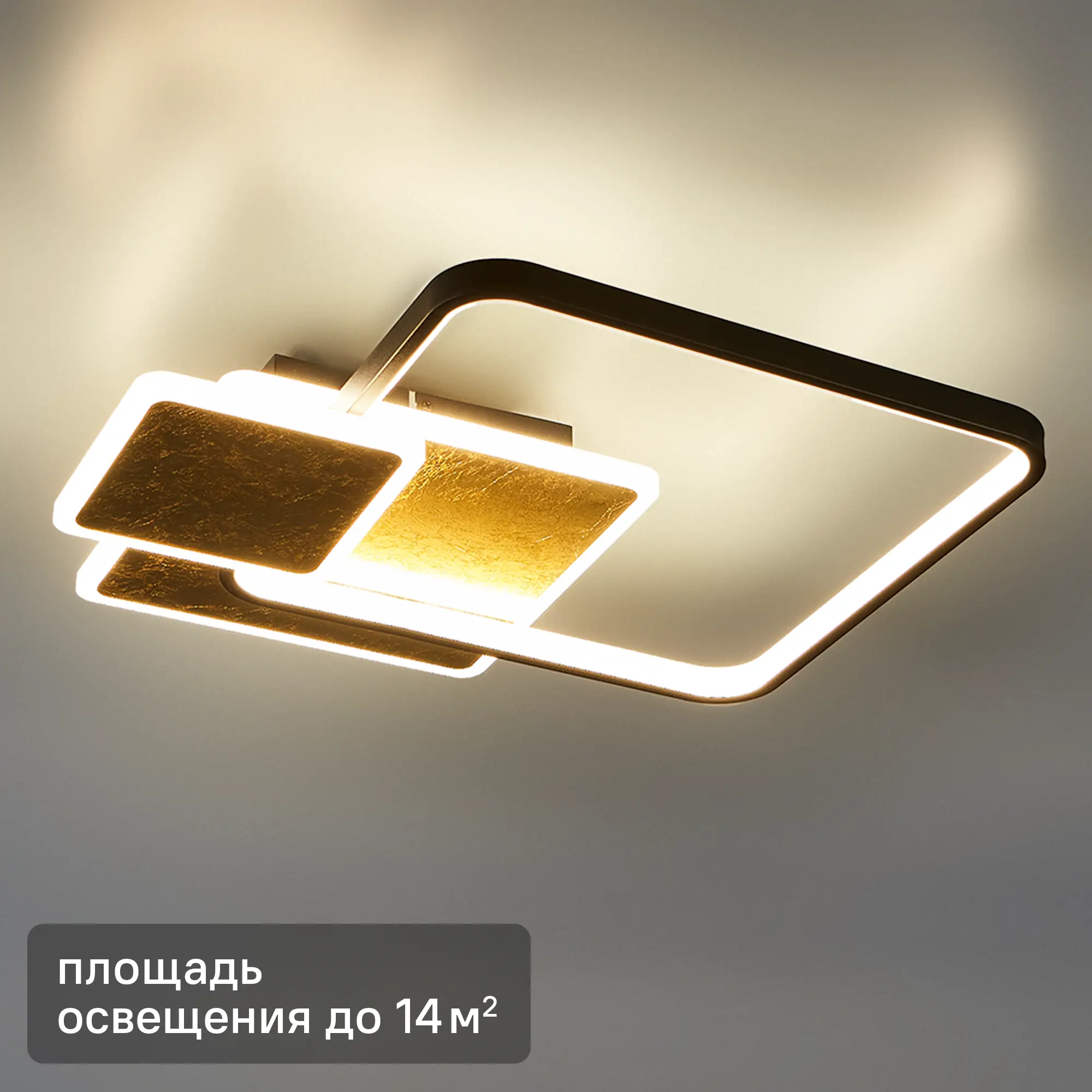 Изображение товара Светильник подвесной светодиодный Lumion Ledio Goldy 6574/72CL 14 м² нейтральный белый свет цвет черный