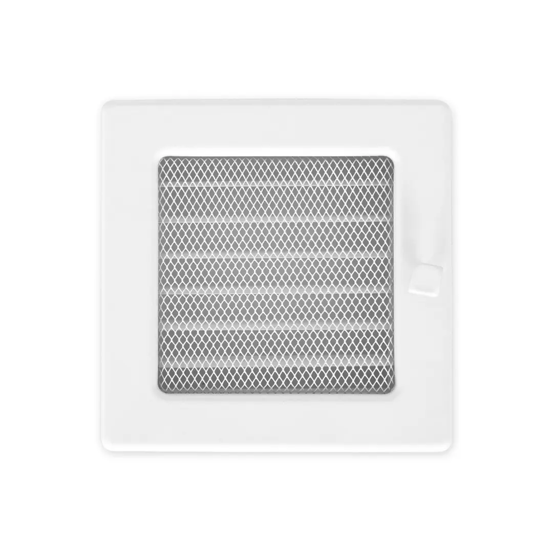 Изображение товара Решетка вентиляционная LK белый с задвижкой 17x17см