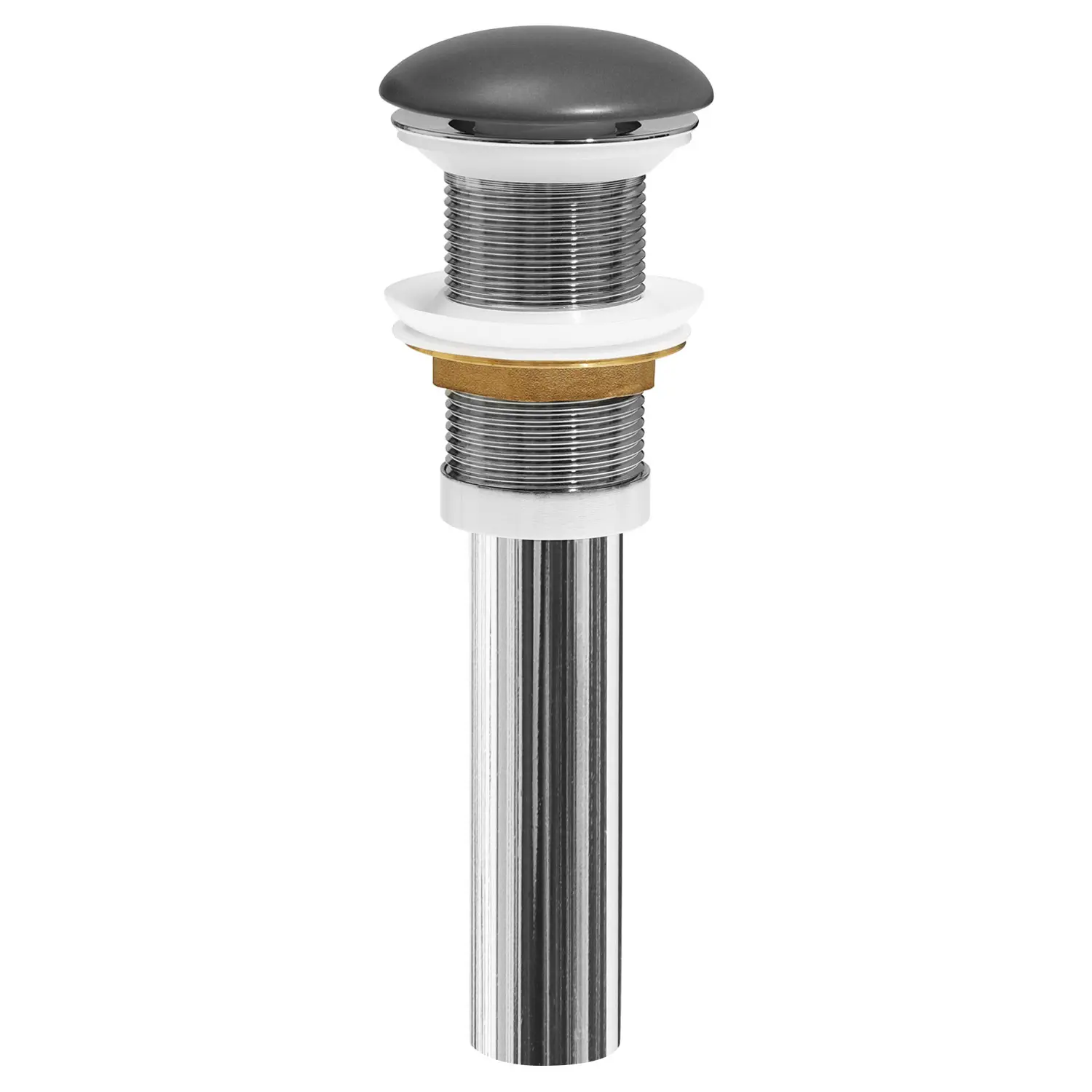 Изображение товара Донный клапан для раковины Итана 4657810336056 19.8 см ø45 клик-клак цвет серый