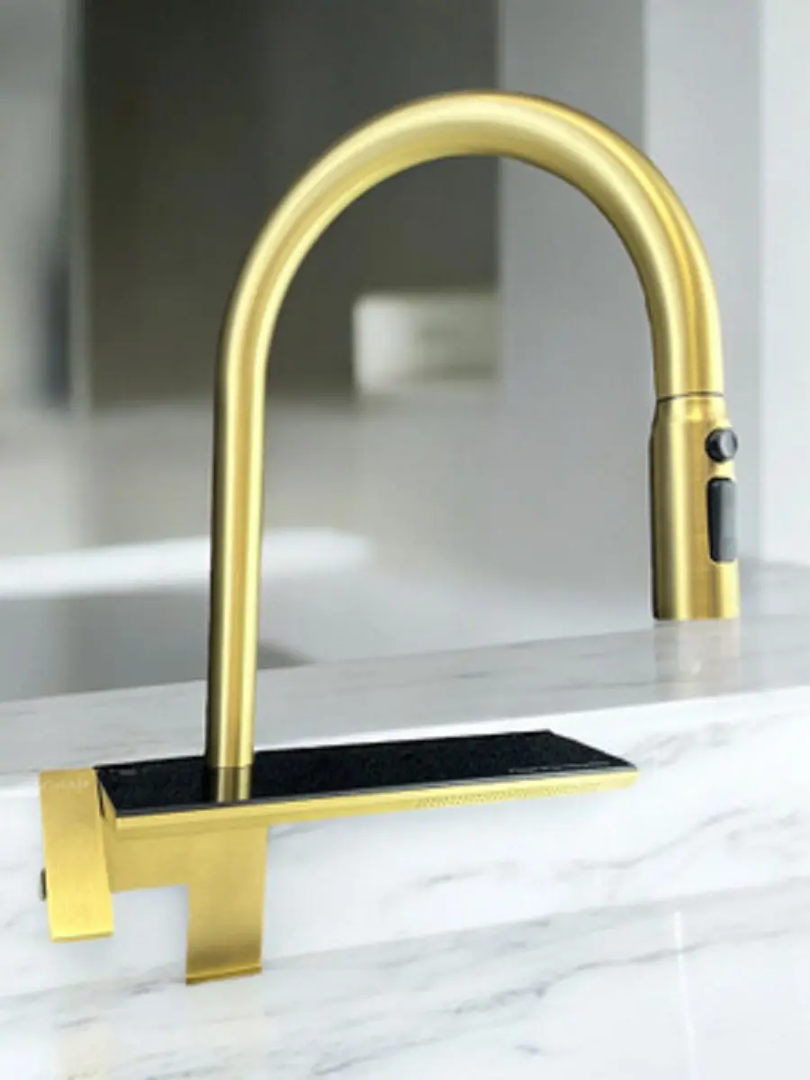 Изображение товара Смеситель для кухни Griale G40163-26 выдвижной излив 23 см цвет бронза