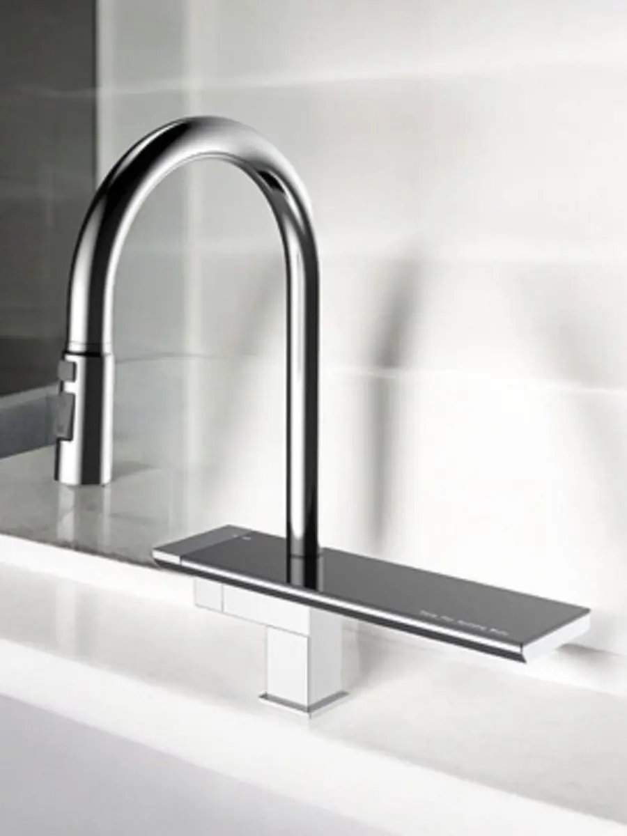 Изображение товара Смеситель для кухни Griale G40163-5 выдвижной излив 23 см цвет сатин