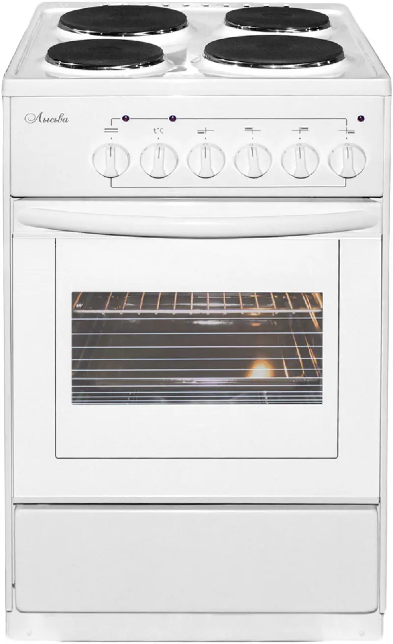 Изображение товара Электрическая плита с духовкой Лысьва ЭП 401 СТ 50x84x60 см цвет белый