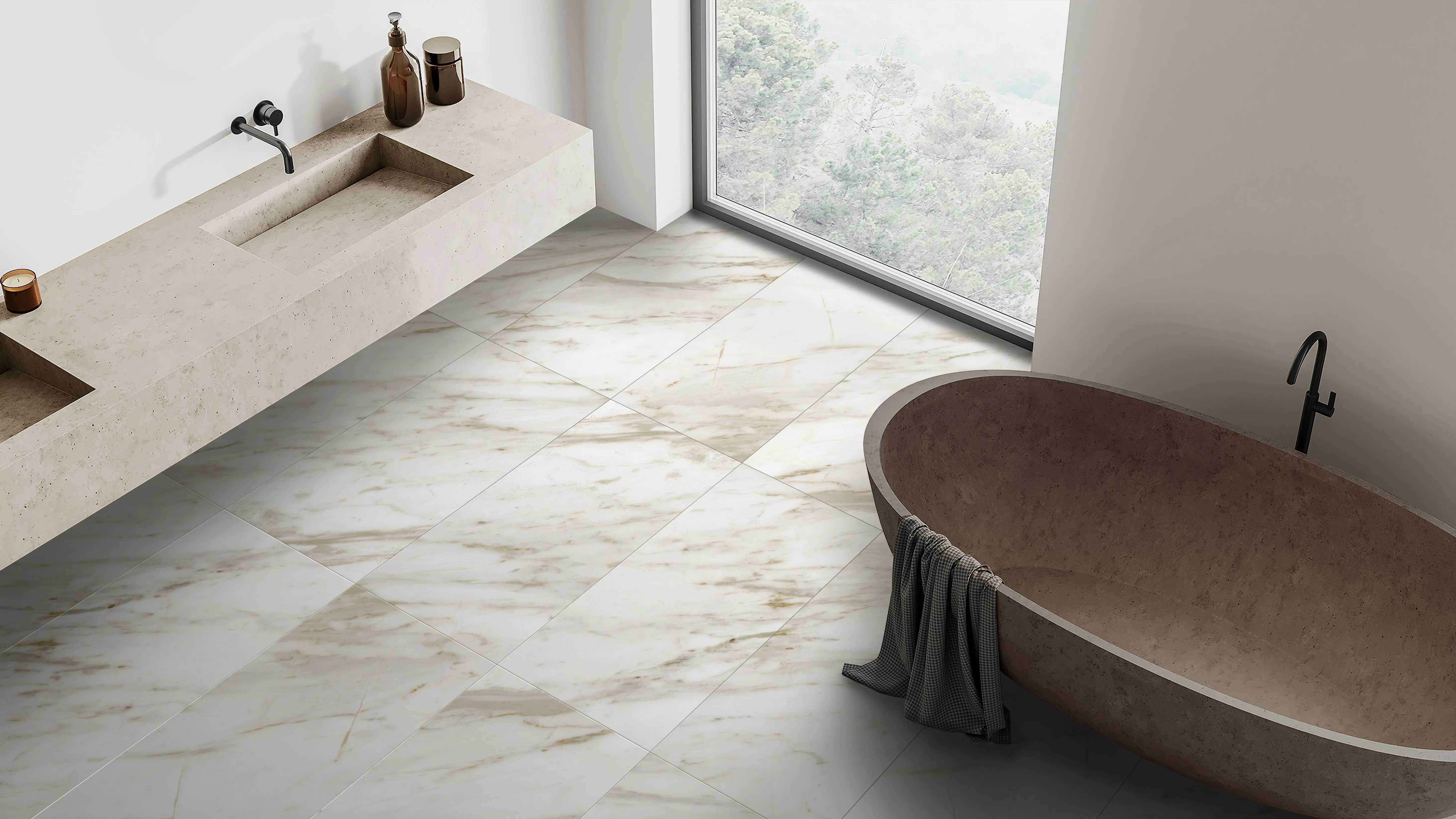 Изображение товара Керамогранит Kerlife Calacatta Gold 60x120 60x120см 2.16 м²