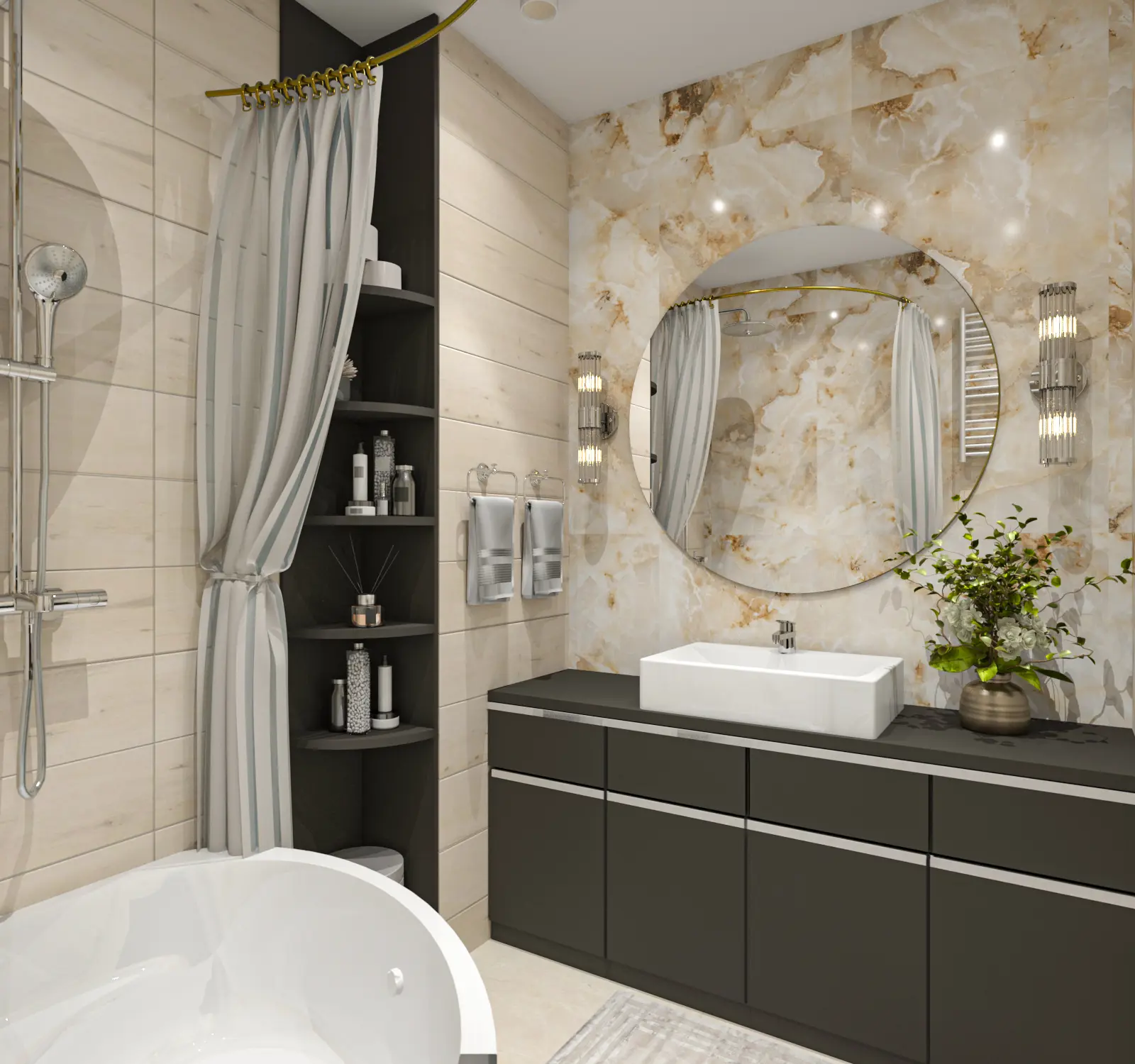 Изображение товара Керамогранит Absolut gres AB 1140G 60x120см 1.44 м² цвет бежевый