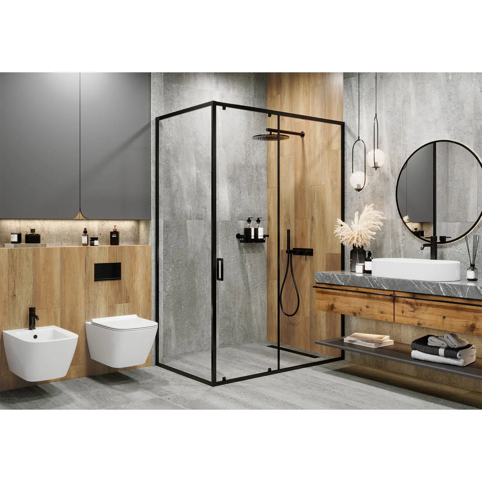 Изображение товара Керамогранит Delacora Romana gris 60x120 см, матовый, для пола и стен