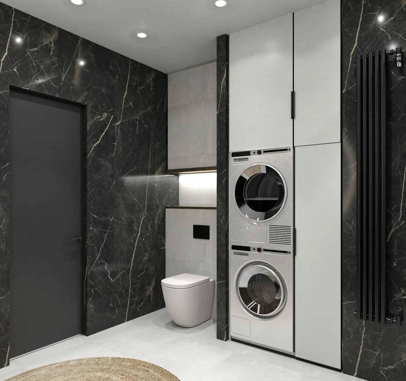 Изображение товара Керамогранит Absolut Gres Creato AB 3119G 60x120 см черный для пола и стен