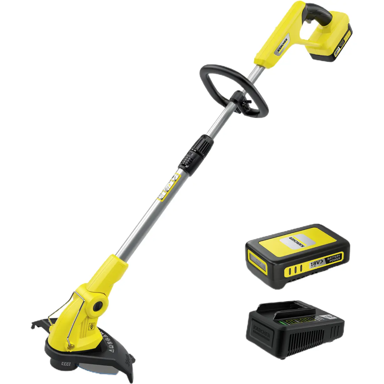 Изображение товара Аккумуляторный триммер Karcher LTR 18-30 с аккумулятором и быстрозарядкой