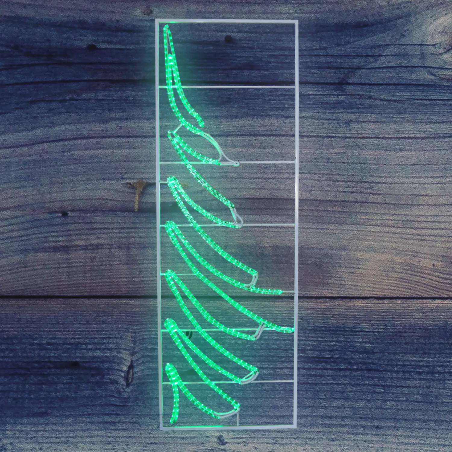 Изображение товара Светящаяся электрическая фигура Елочка для улицы Neon-night 504 ламп h 68 см бесцветный/прозрачный