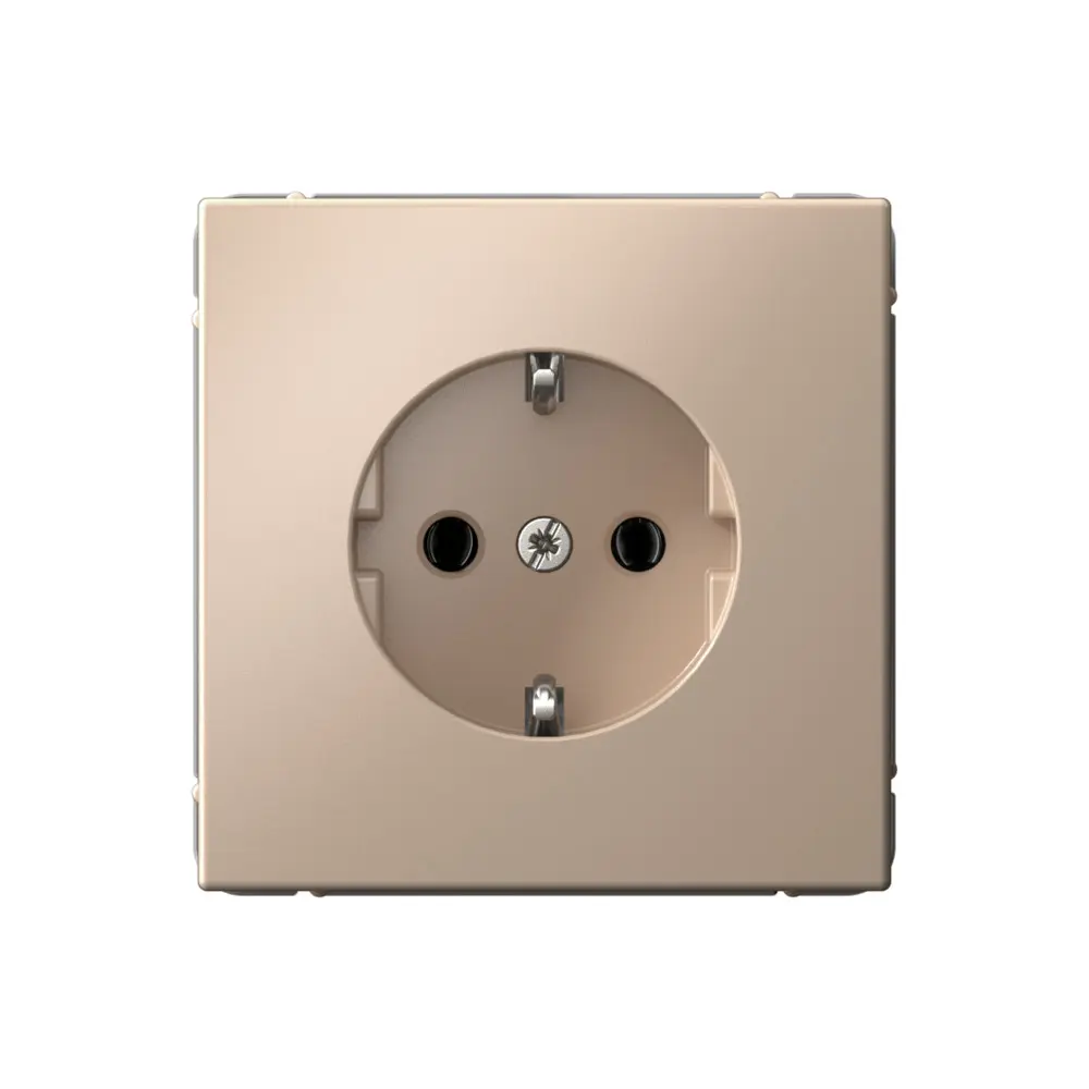 Изображение товара Розетка встраиваемая Systeme Electric ArtGallery GAL001243 с заземлением песочный