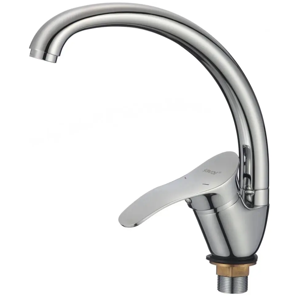 Изображение товара Смеситель для кухни Savol S-T4106 поворотный излив 24.3 см цвет хром