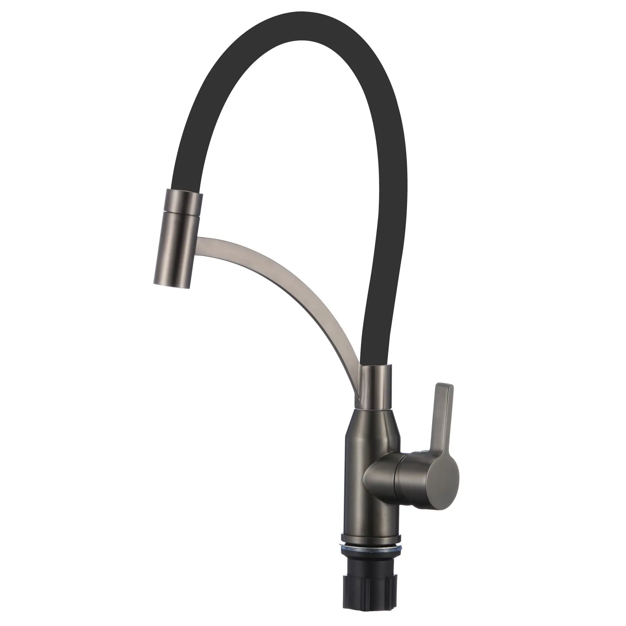 Изображение товара Смеситель для кухни Fmark FS8244Q-01 гибкий излив 20.2 см цвет графит