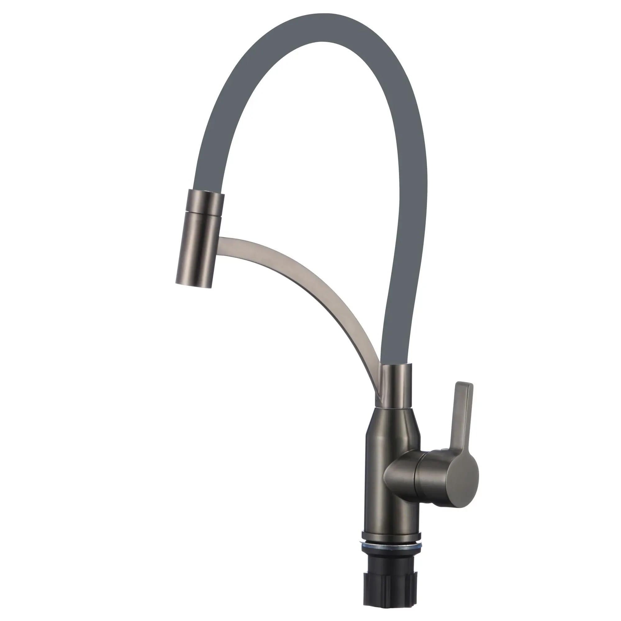 Изображение товара Смеситель для кухни Fmark FS8244Q-04 гибкий излив 20.2 см цвет графит