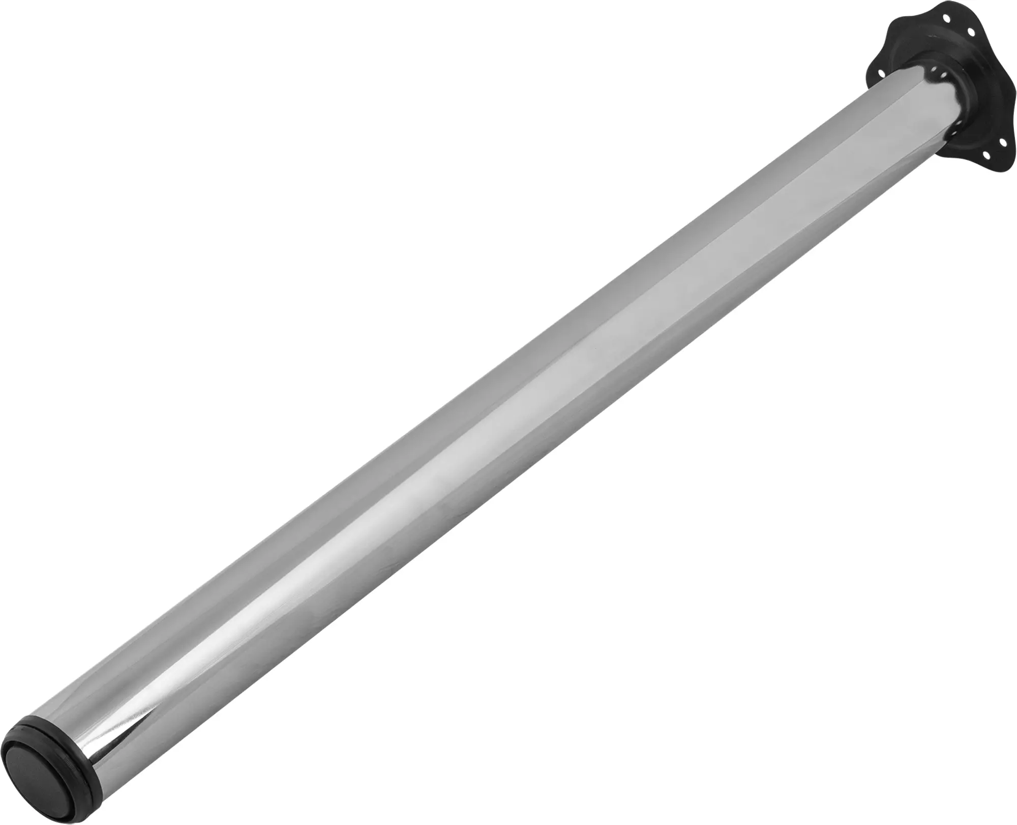 Изображение товара Мебельная ножка из стали с хромированным покрытием Ø60 мм высота 82 см EDSON TL-009