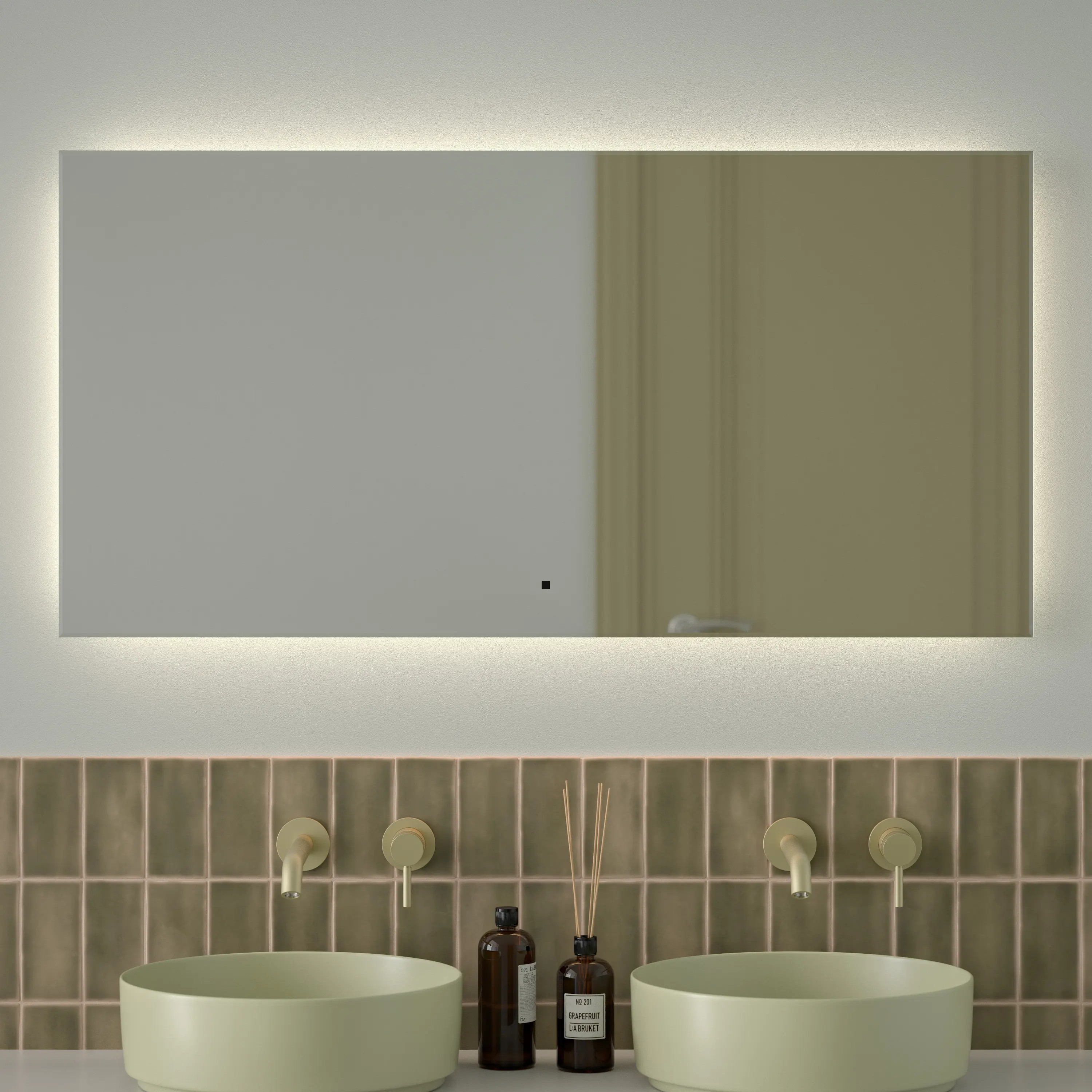 Изображение товара Зеркало для ванной Defesto Glow DF 2508RH с подсветкой 120x60см