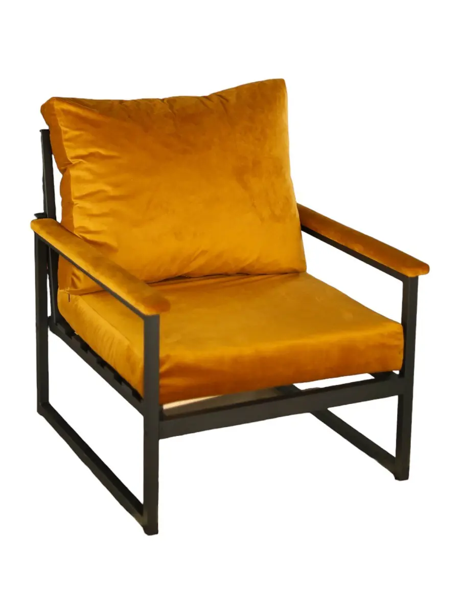 Изображение товара Кресло садовое Estente Stur 65х78х73 см металл оранжевый/медный