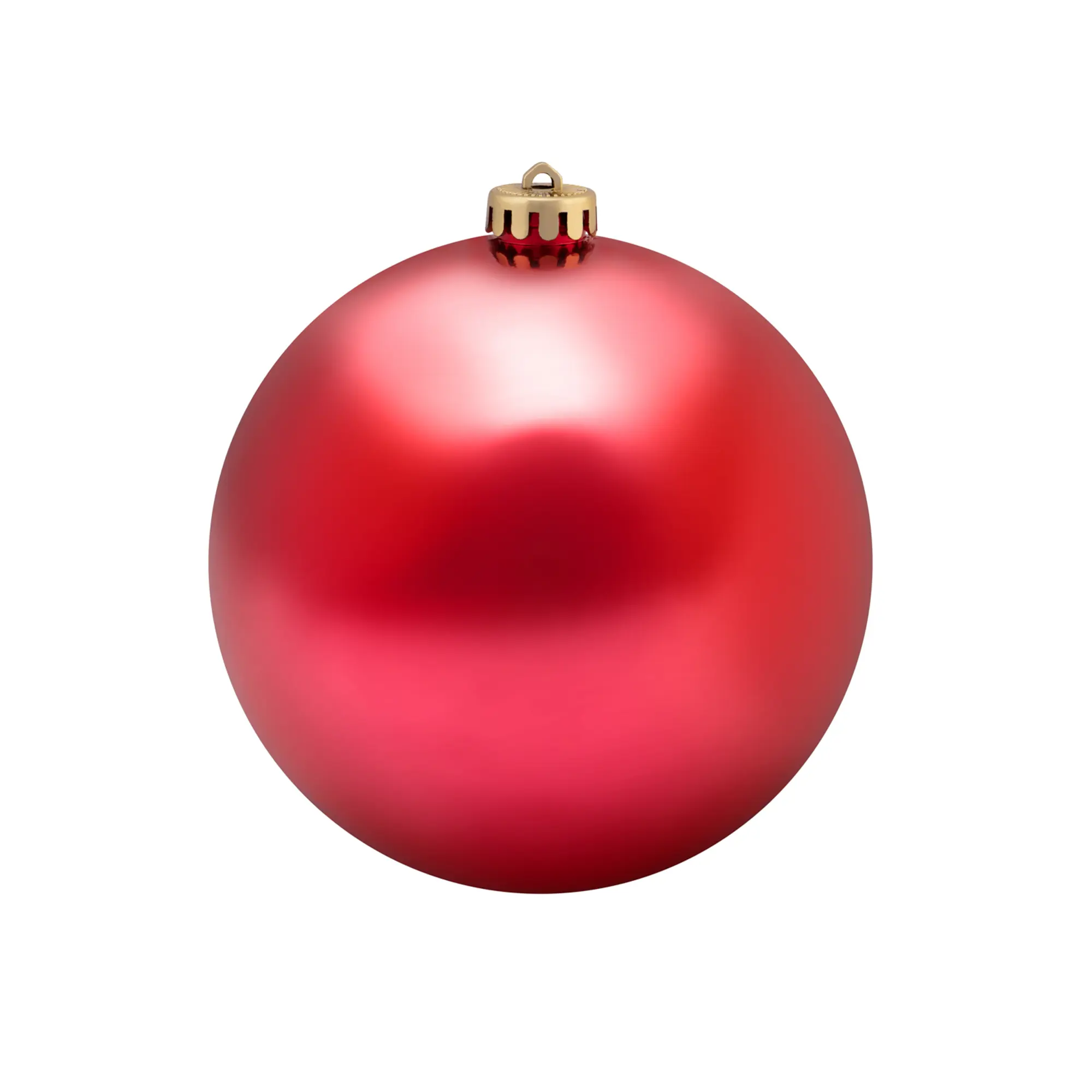 Изображение товара Елочный шар ø20 см пластик красный матовый