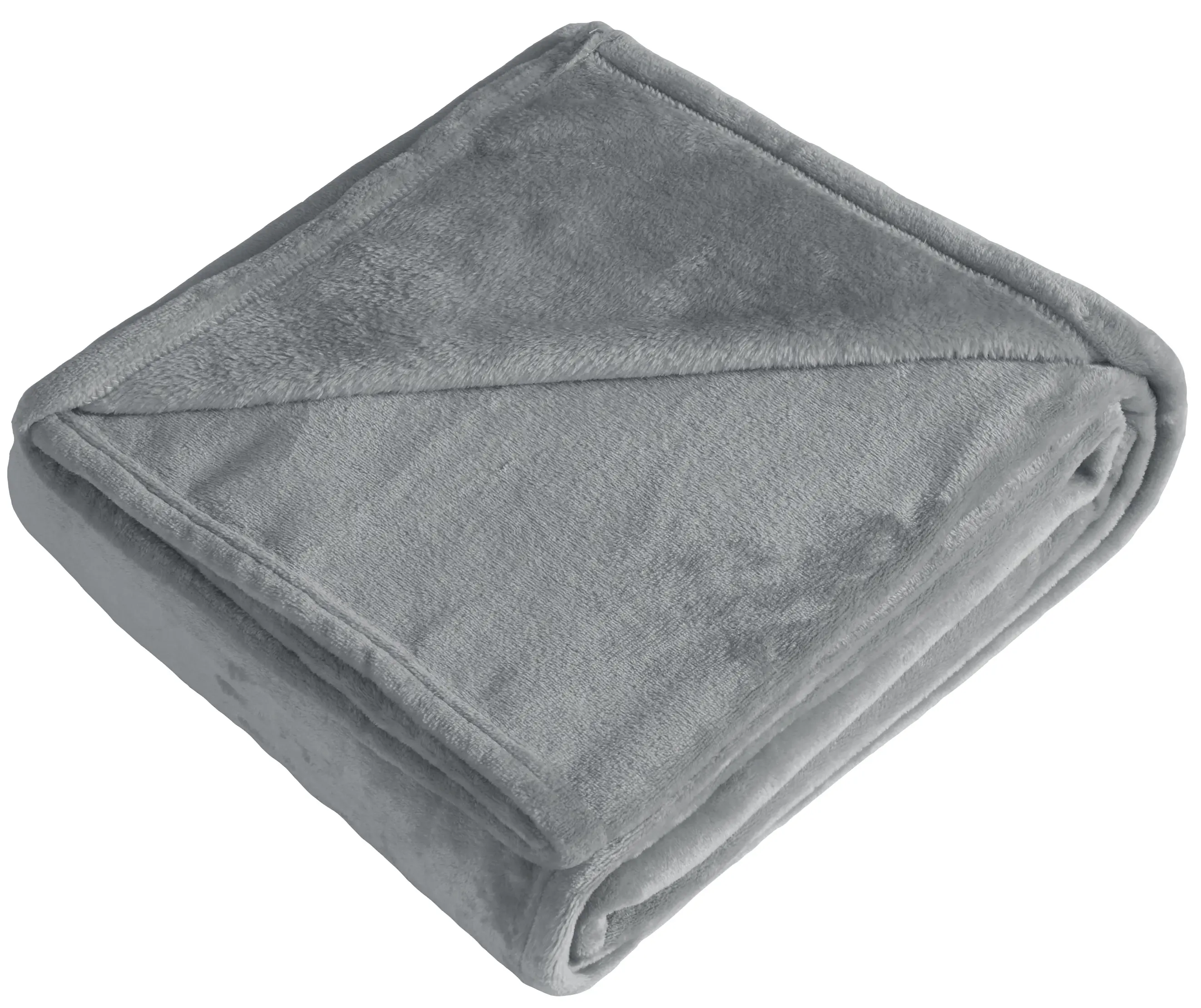 Изображение товара Плед Mataro 180x200 см велсофт серый