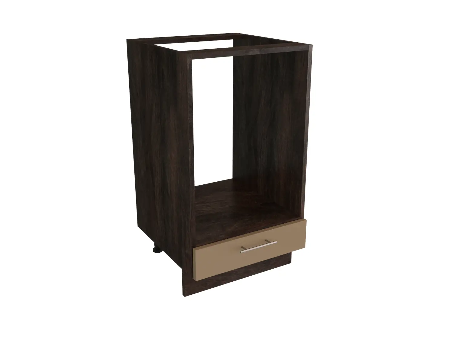 Изображение товара Напольный шкаф МС Валерия 20x81.60x47.80 см фасад капучино МДФ каркас дуб ЛДСП Сурская мебель