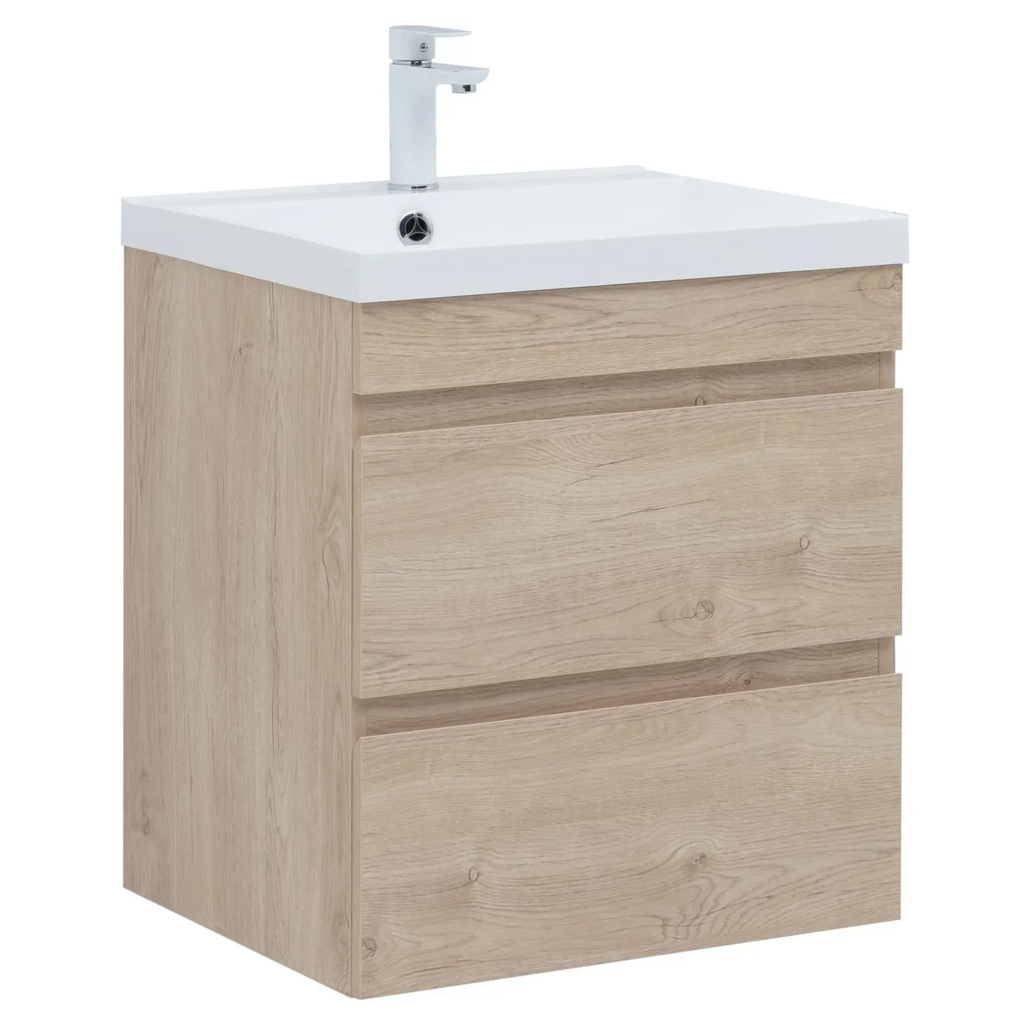 Изображение товара Тумба под раковину подвесная Aquanet Тумба под раковину aquanet нота new 60 дуб светлый 00334197 57см цвет бежевый