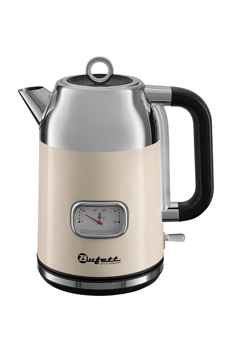 Изображение товара Чайник 1.7 л Bufett 640294 нержавеющая сталь цвет бежевый