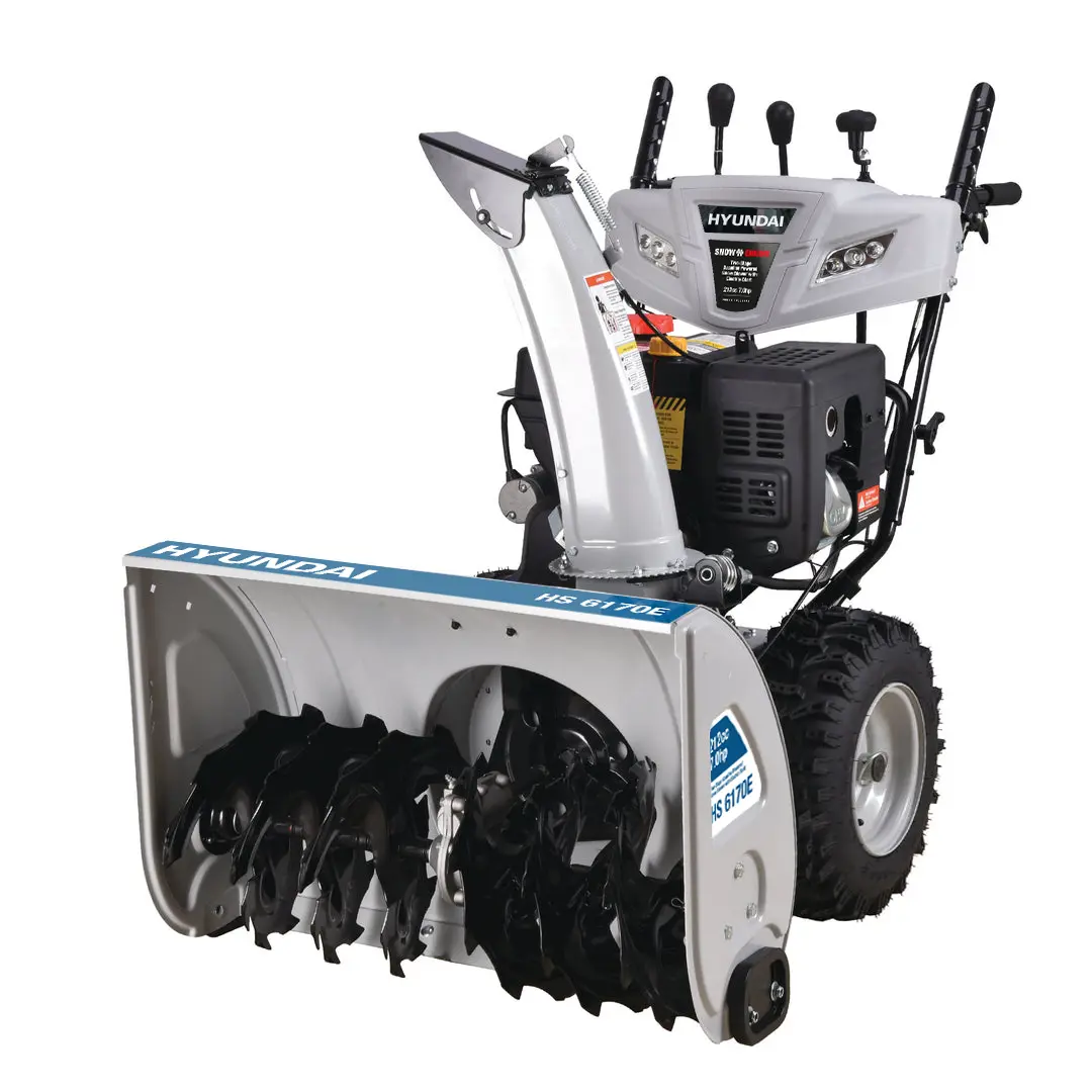 Изображение товара Бензиновый снегоуборщик Hyundai HS6170E 61 см 7 л.с. с электростартом и управлением