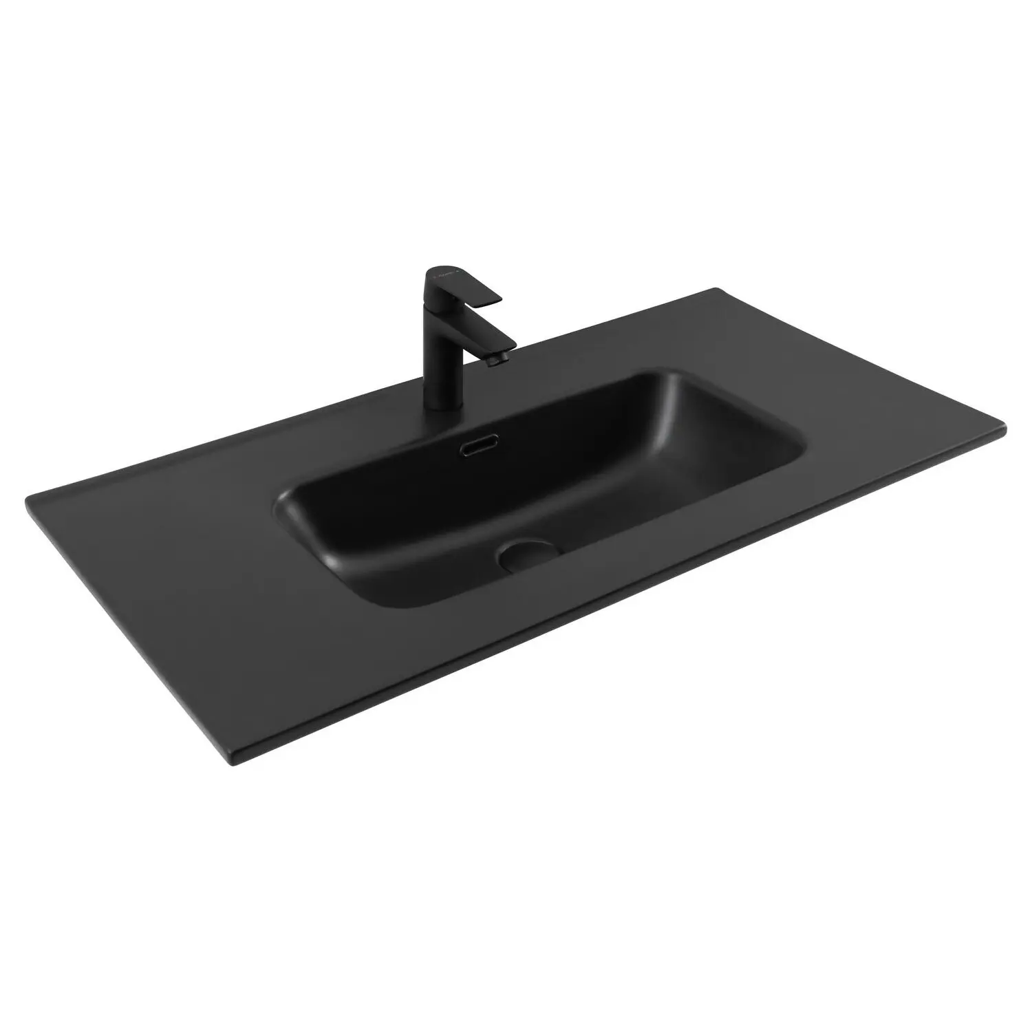 Изображение товара Раковина Aquanet flat Раковина Aquanet Flat 90 черная матовая 91см цвет черный