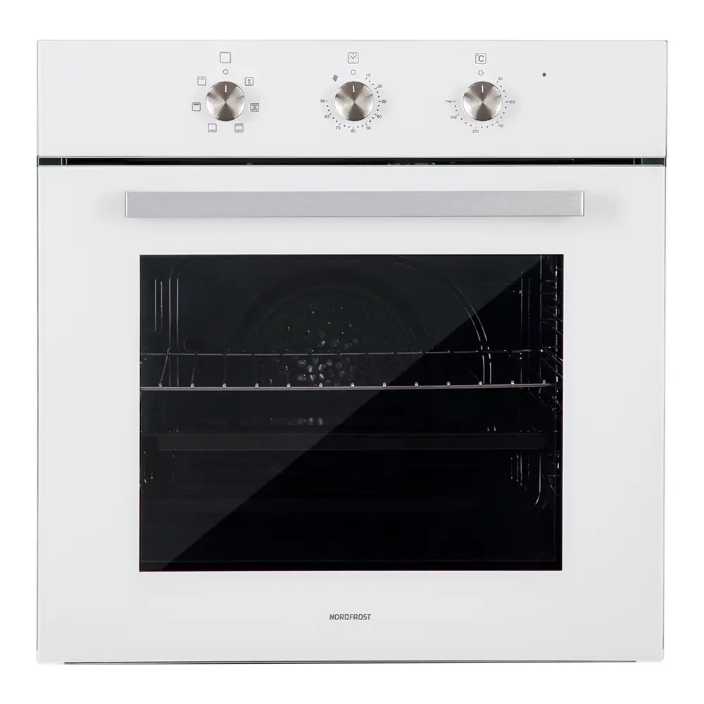 Изображение товара Электрический встраиваемый духовой шкаф Nordfrost HM 6060 W 60х60х56 см цвет белый