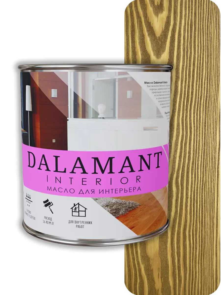Изображение товара Масло для интерьера Dalamant Interior матовое цвет можжевельник 0.7 л
